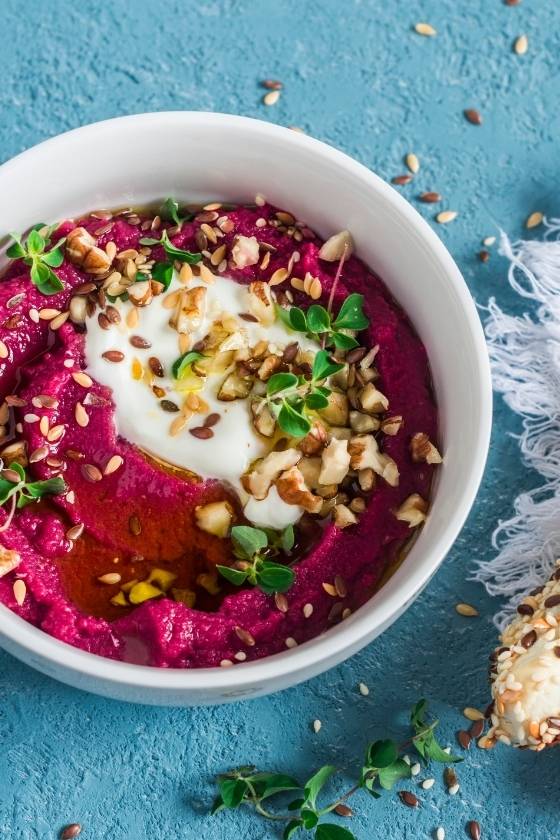 roasted beetroot hummus recipe