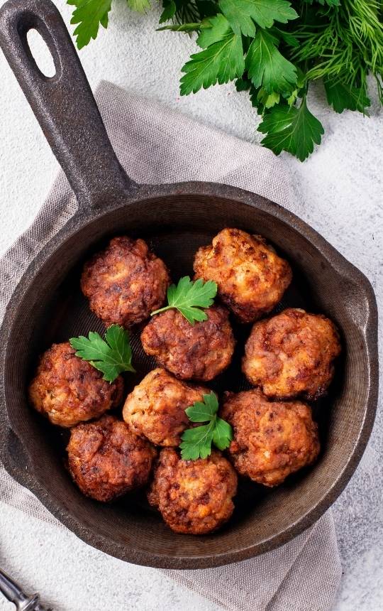 air fryer vegan meatballs recipe