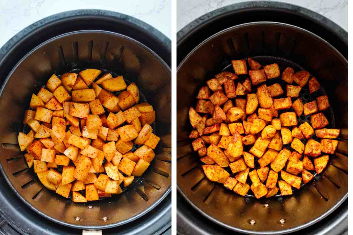 how to make roasted potato in air fryer