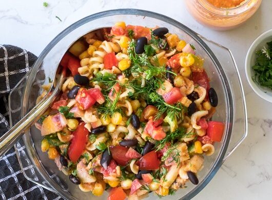 vegan and gluten-free southwest pasta salad recipe