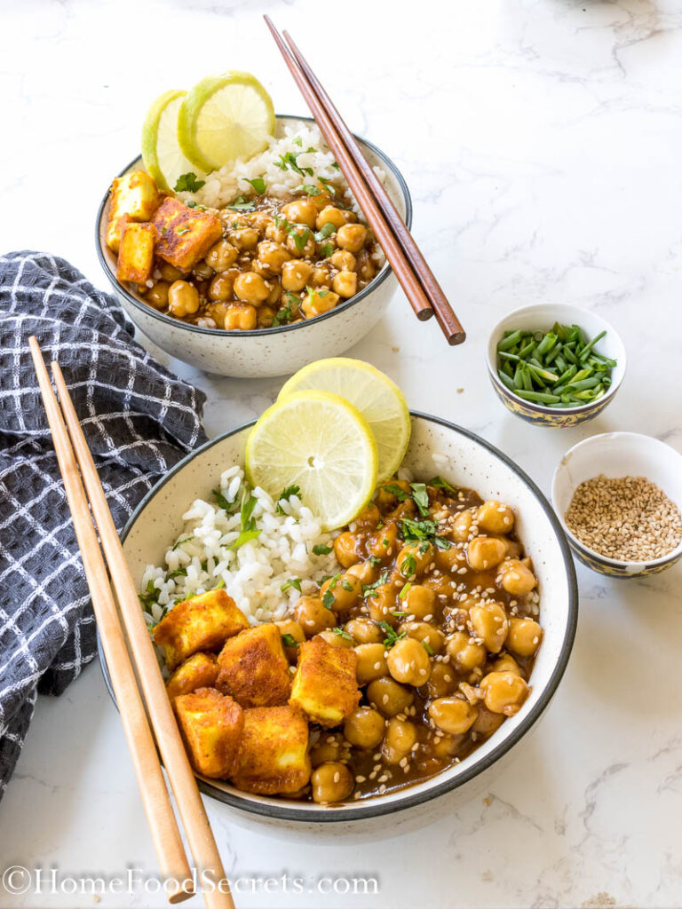 sticky sesame chickpea the best asian main recipe