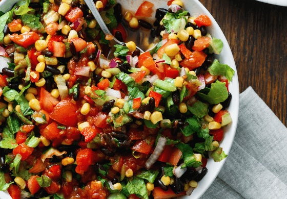 Mexican Street Corn Salad easy healthy salad recipe