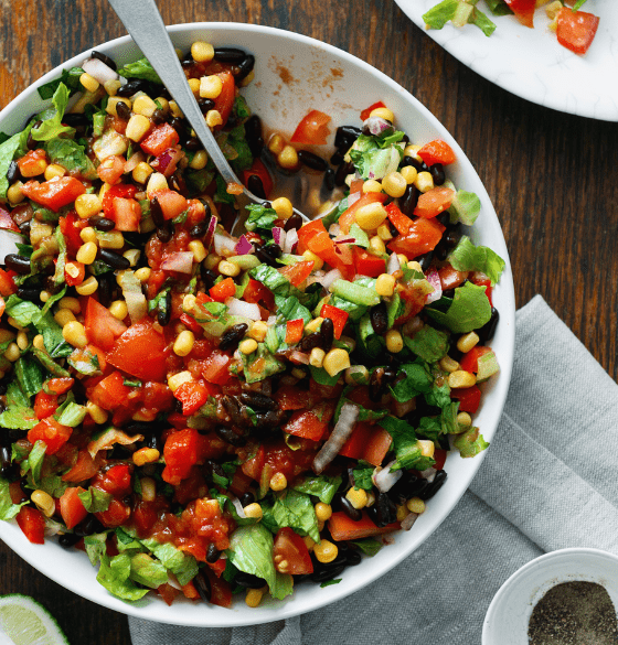 Mexican Street Corn Salad easy healthy salad recipe