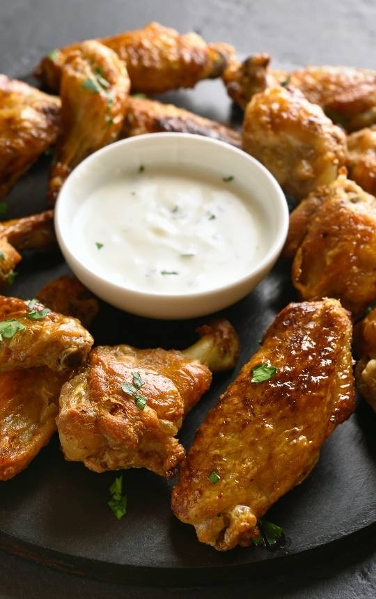 healthy chicken wings recipe