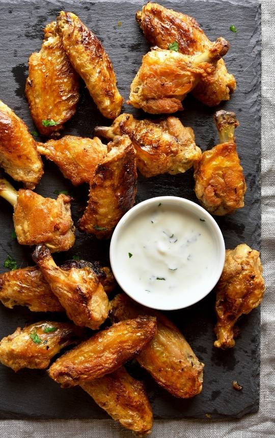crispy baked chicken wings recipe