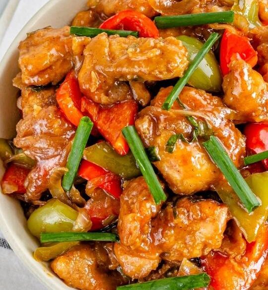 sweet and sour chicken recipe - easy chinese chicken recipe magenta streaks