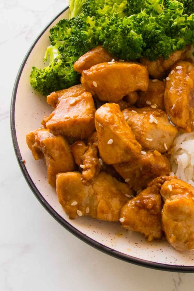 closup teriyaki chicken recipe