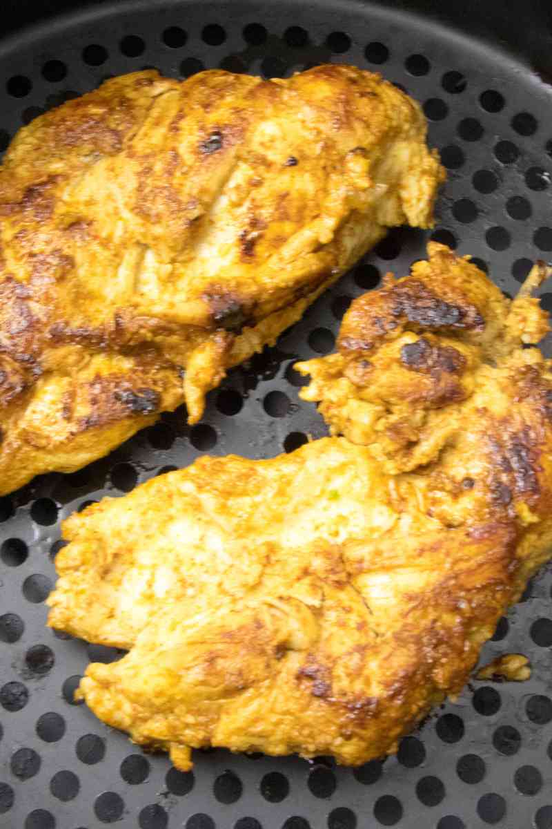 Air Fryer Chicken Breast - Magenta Streaks
