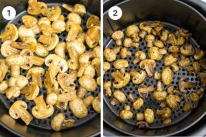 how to make air fryer mushrooms easy side dish recipe