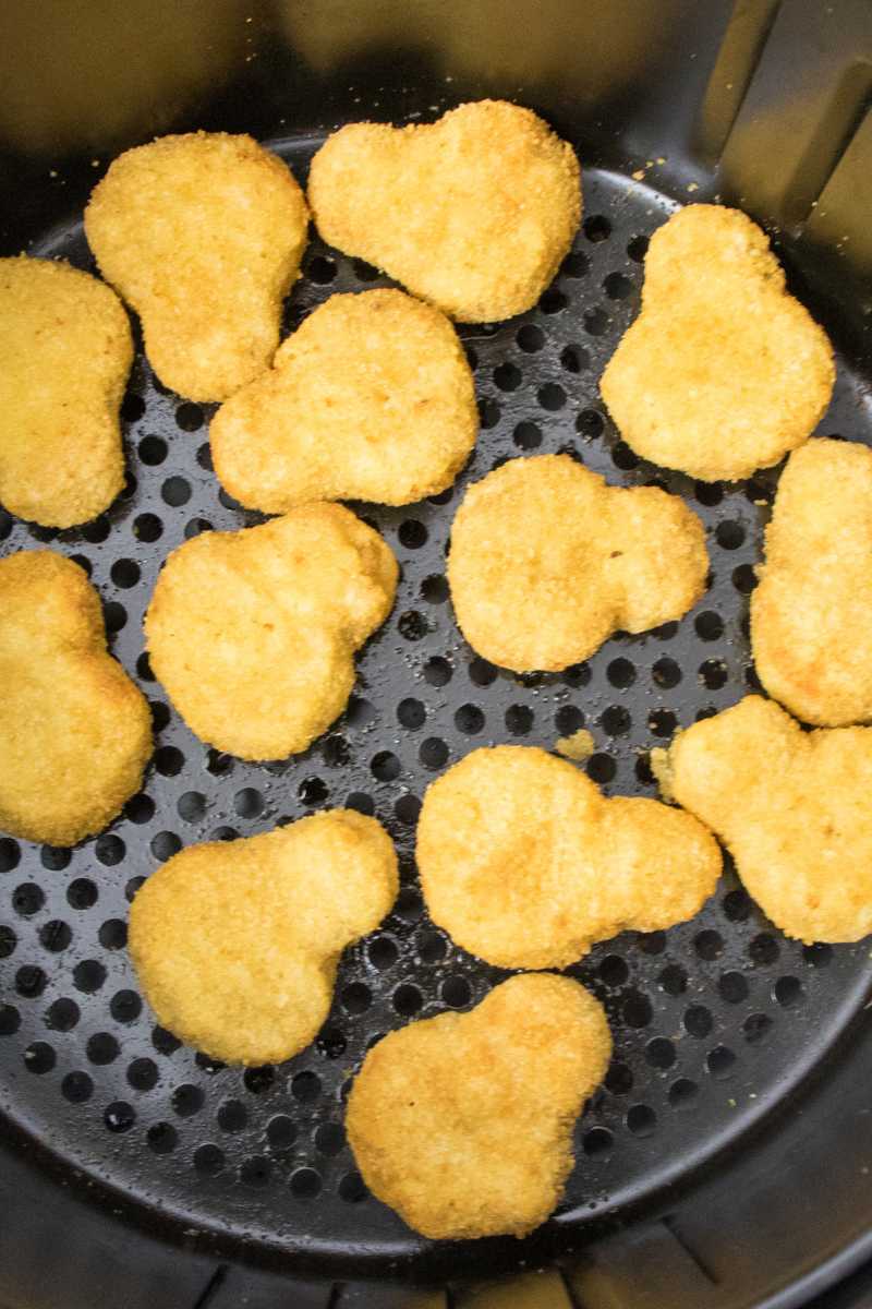 Air Fryer Frozen Chicken Nuggets Magenta Streaks