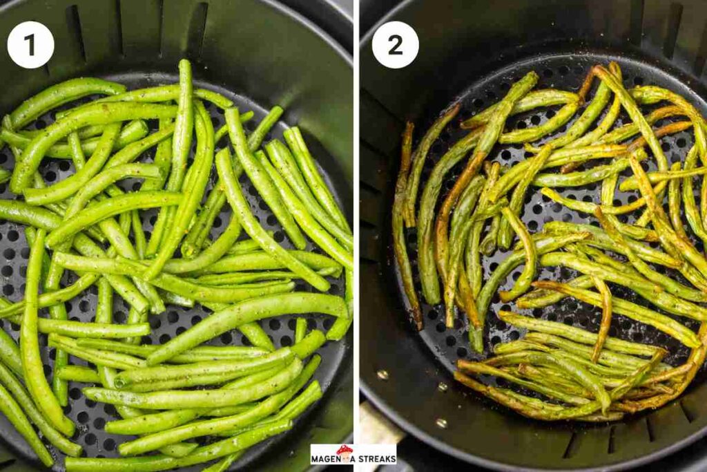 easy steps for air fryer green beans