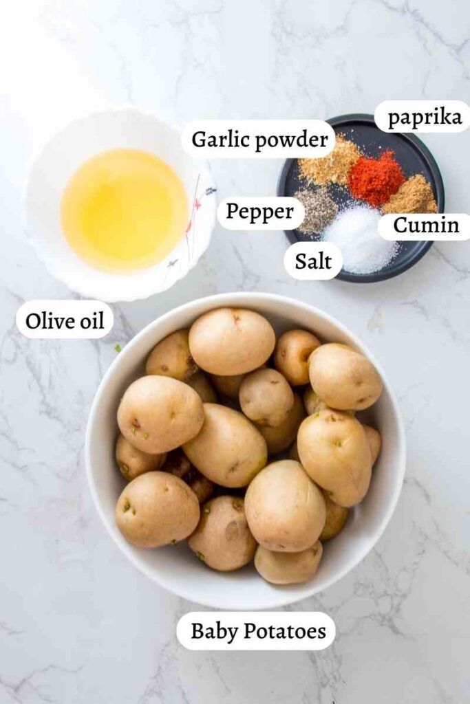 ingredients for air fryer baby potatoes