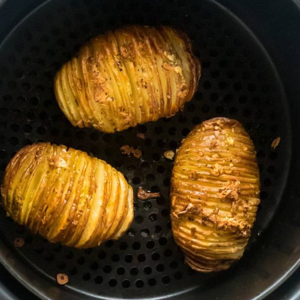 air fryer hasselback potatoes recipe