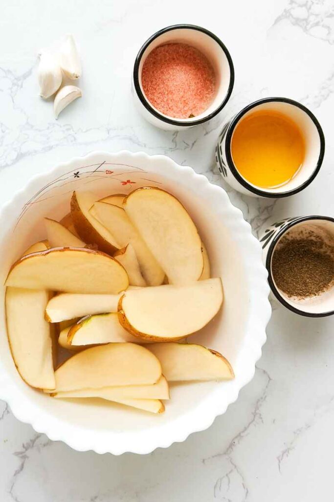 how to make air fryer potato wedges