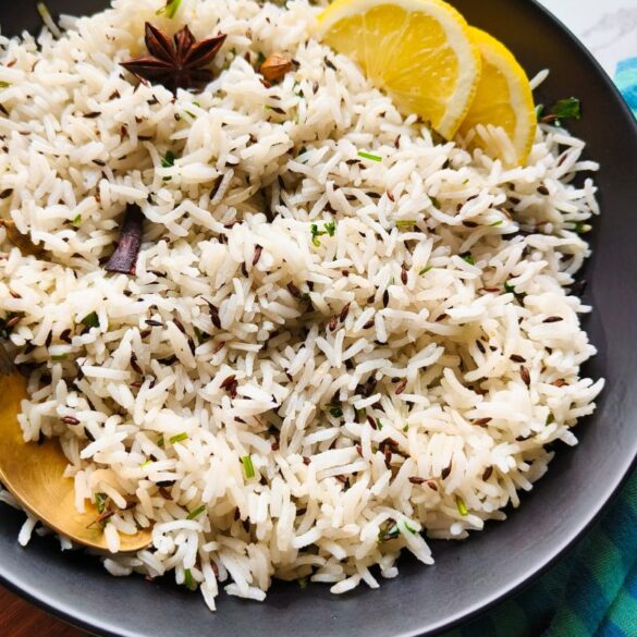 how to make cumin rice at home